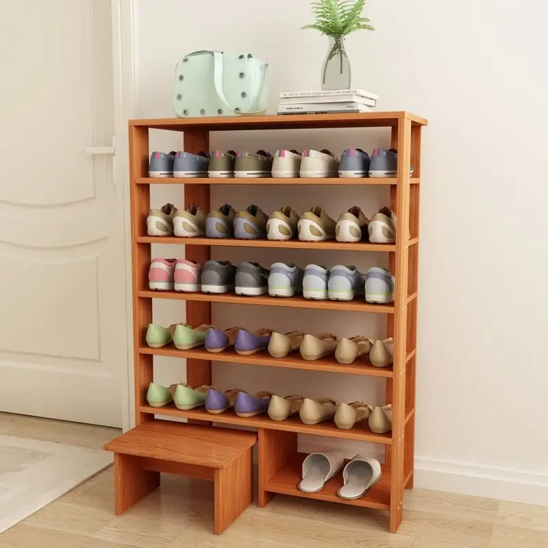Amazon top 3 tier customized Portable no assembly Foldable designs amazing living wooden bamboo Panel shoe racks for home