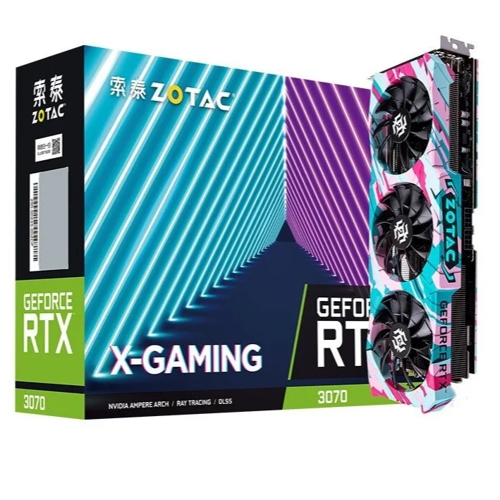 
ZOTAC GeForce RTX 3070-8GD6 X-GAMING OC is a video card of the ZOTAC RTX3070 series 