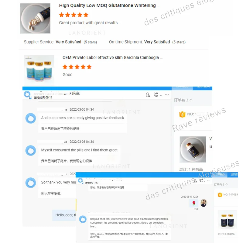 Gluta White Gelules Pour Blanchiment De La Peau Dietary Supplement for Lightening Black Skin