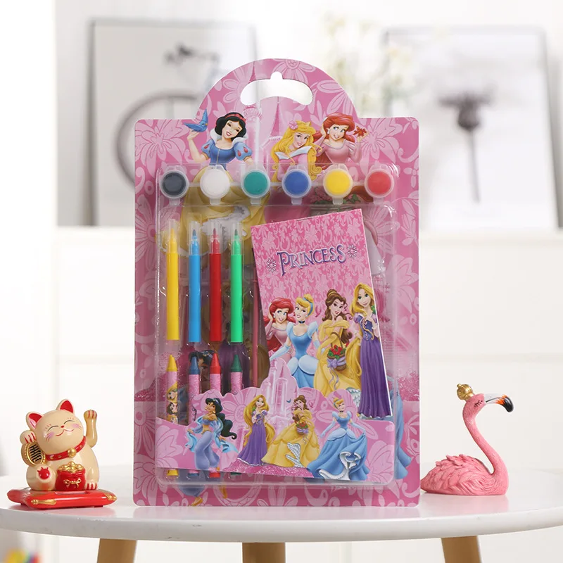 Kids novelty school stationery set coloring set