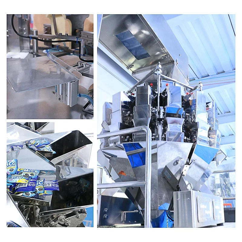 Multihead Weigher Pet Food Doypack Packing Premade Bag Dog Grain Dry Nuts Peanuts Packing Machine