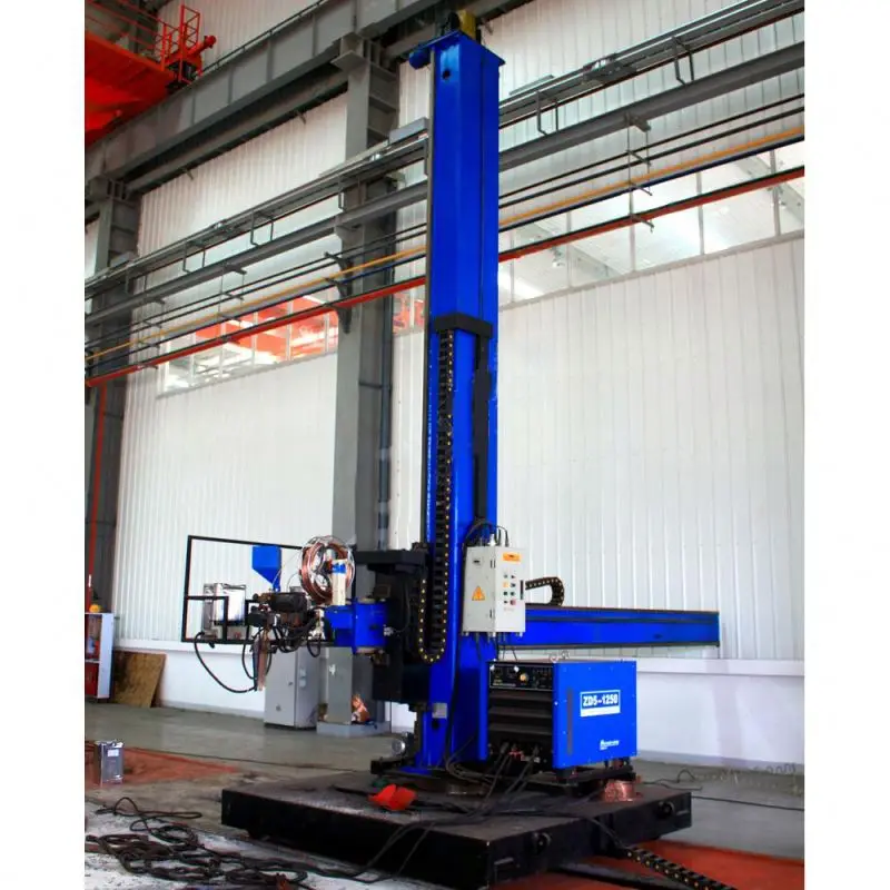 Portable h beam assembly welding straightening automatic submerged arc welding machine