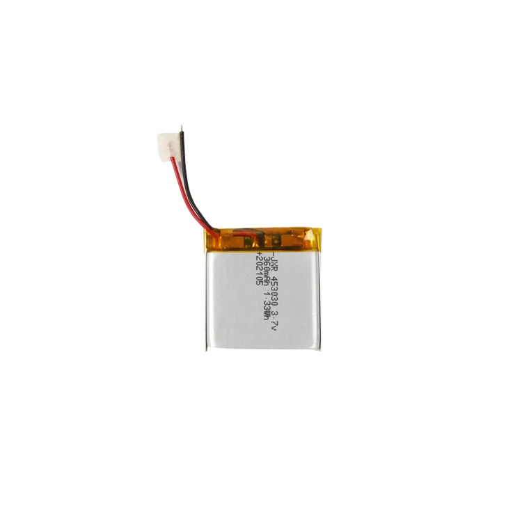 Небольшой ультратонкий перезаряжаемый литий-полимерный аккумулятор 3 7 В 453030 350 мАч с высокой скоростью разряда литий-полимерные элементы