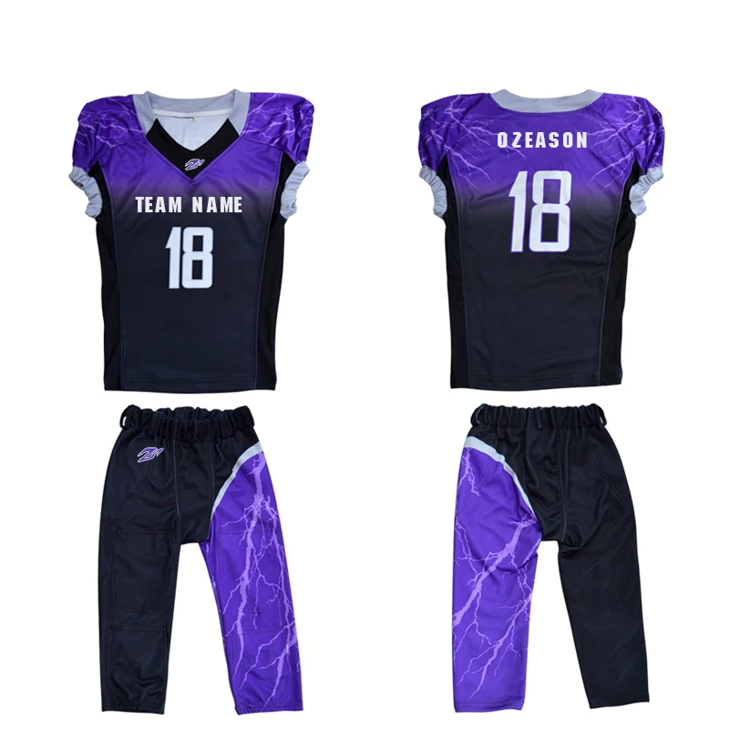 Custom tackle twill mesh youth american football practice jersey sublimation american football uniform for men