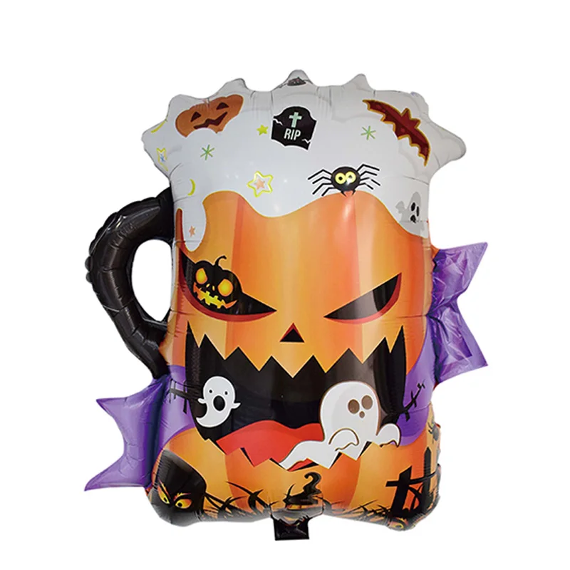 Manufacturer Globos Personalizados Ballon De Decoration Halloween Inflatable Pumpkin Cup Balloons Wholesale Balloon Halloween