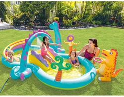 РАННЯЯ ПОКУПКА детский бассейн Intex 57135 Dinoland детская раковина спринклер для воды уличный летний