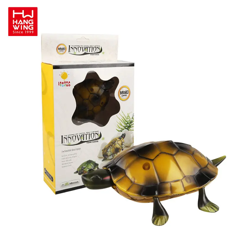 HW Radio Control Animal Toys Simulation Infrared Turtle Plastic RC Funny Cartoon Infrared Tier Pet Toys