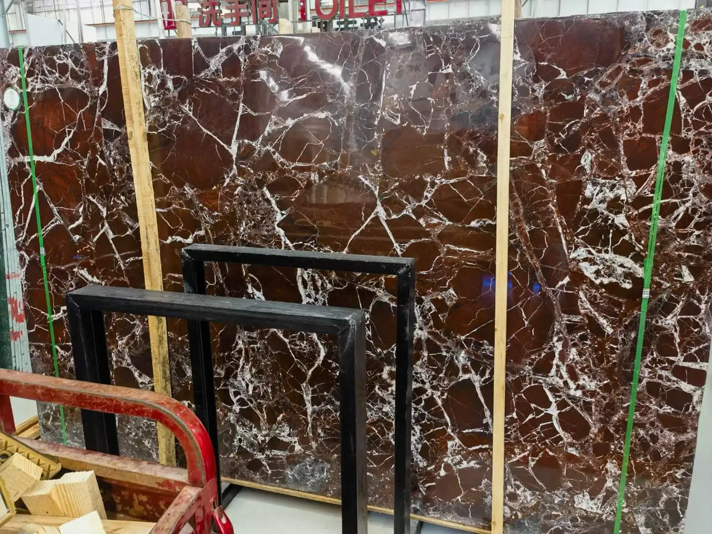 Union Marble Rosso Levanto Slab Price Red Levanto Marble for Wall Mount Sink
