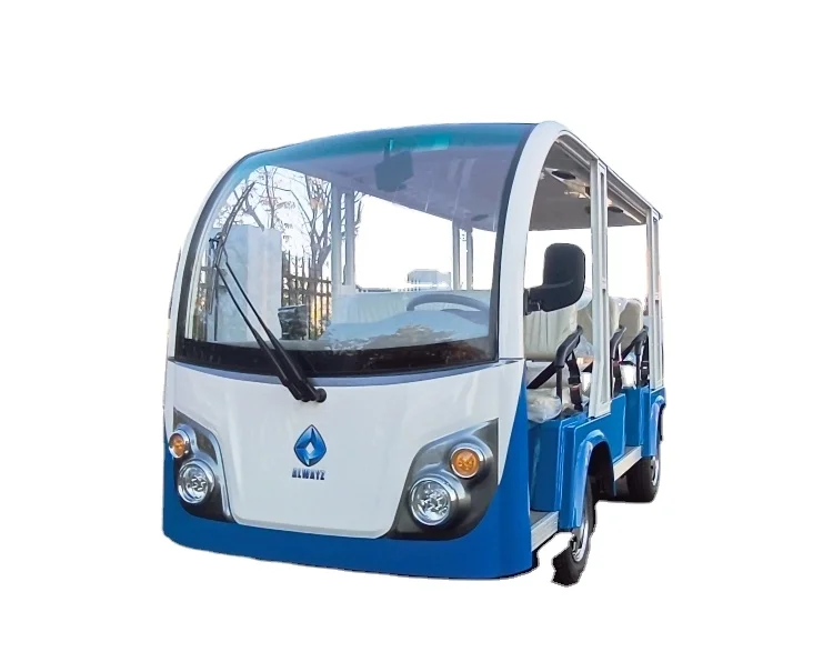 14 seater electric shuttle bus for sight seeing 72V powerful motor