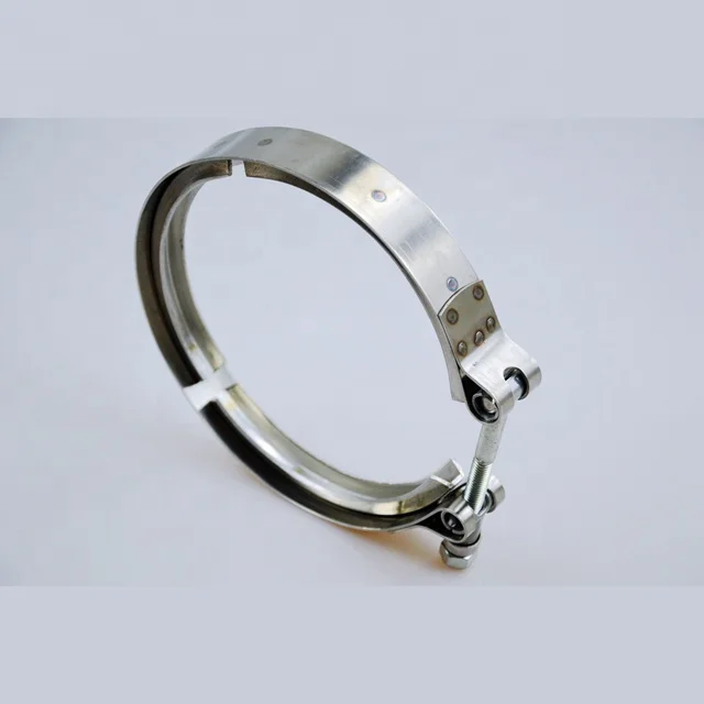 300 series stainless steel clamp and flanges using v band bar latch clamps