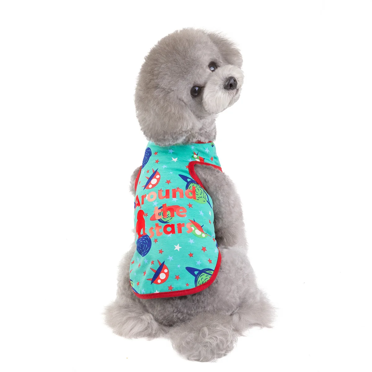 Wholesale Summer Thin Space Vest Pet Stylish Cute Dog Clothes for Dog