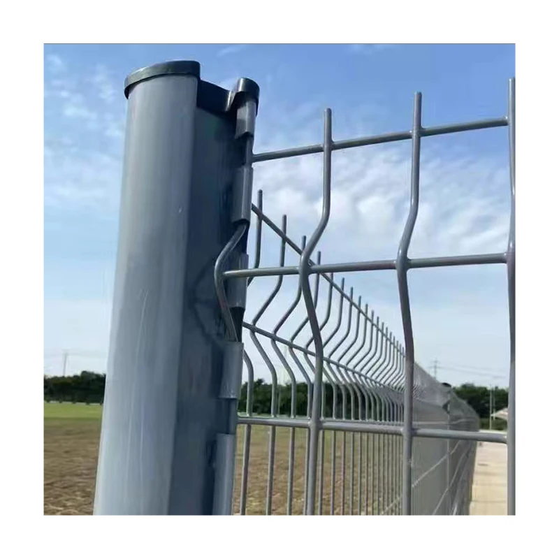 3D Welded Mesh Fence Panel with Post Innovative Fencing 3D Wire Fence Panel