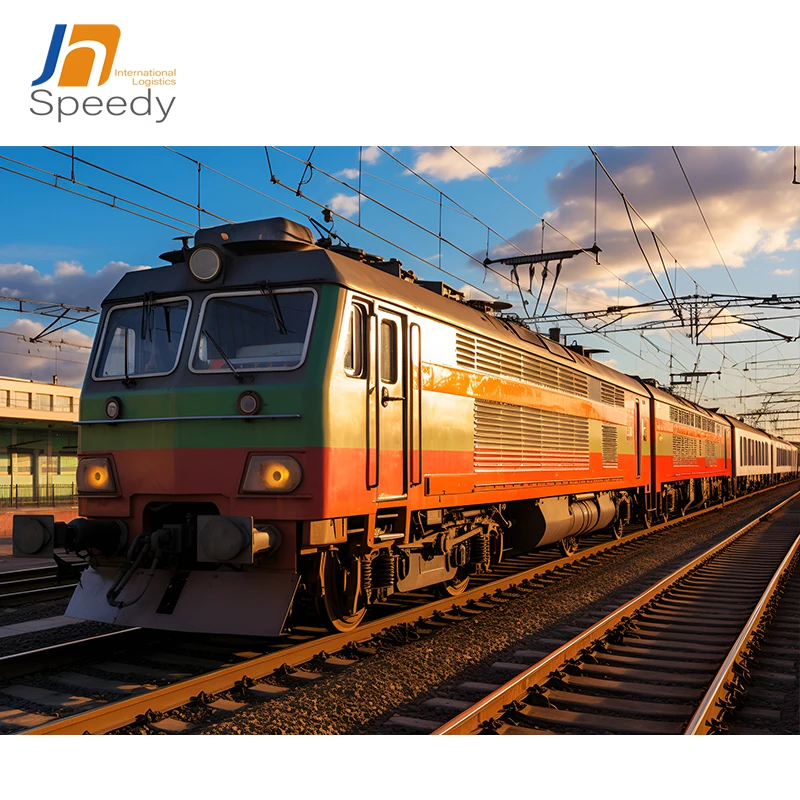 railway shipping agent FBA DDP service fast train shipping China to Germany Bulgaria Spain italy railway freight