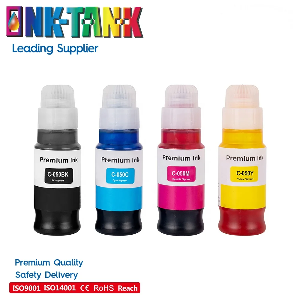 INK-TANK PFI-050 PFI050 PFI 050 Premium Color Compatible Bottle Water Based Refill Pigment Ink for Canon TC-20 Printer