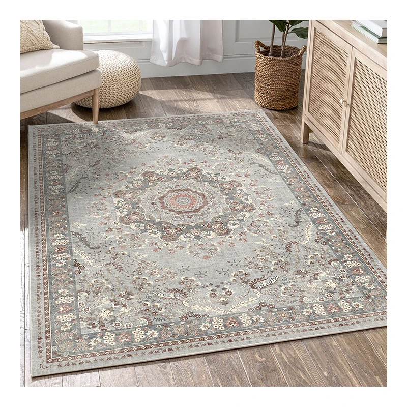 Hot Selling Microfiber 3d Printing Customized Design and Size  Persian Design Carpet Rug for Home Decoration