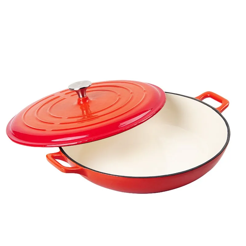 cast iron cookware /Gradual Blue Enamel Cast Iron Cooker Cast Pot