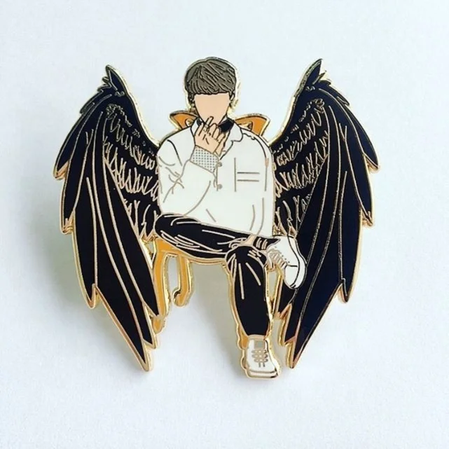 Профессиональная эмалированная булавка для лацканов с пескоструйной обработкой на заказ, прочная эмалированная булавка от производителя