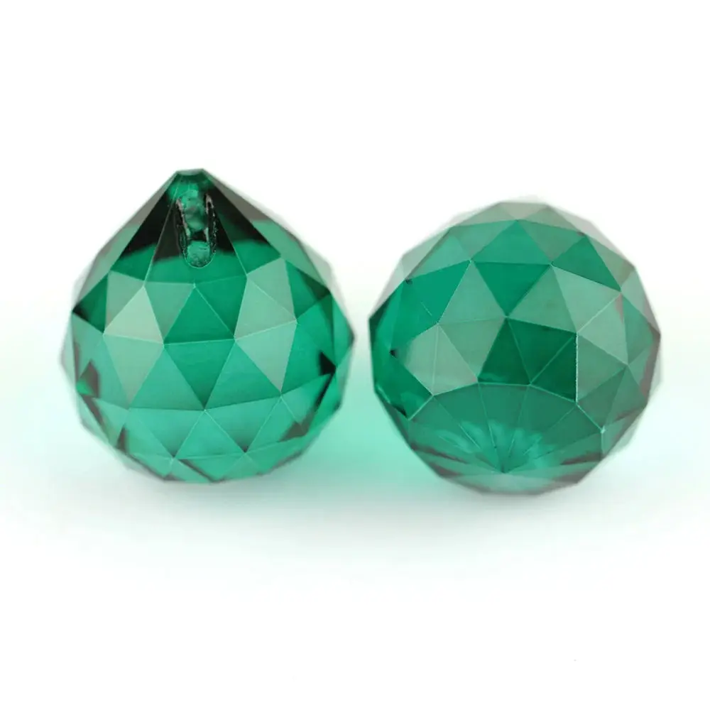 Honor Of Crystal 30mm 40mm K9 Colored Crystal Faceted Ball Crystal Chandelier Ball For Decorations