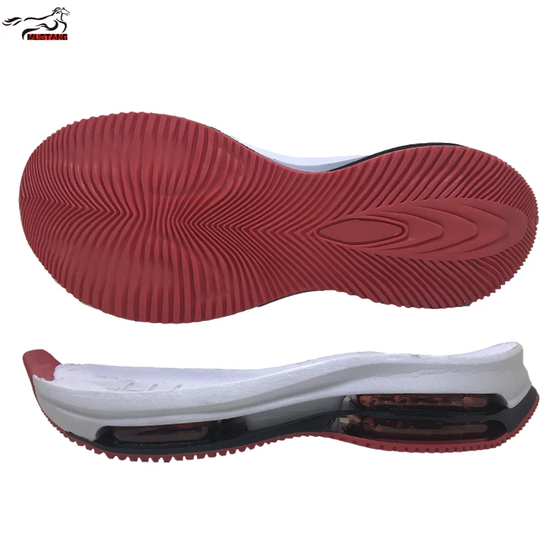 Factory customized running shoe phylon+tpr+air cushion soles fashion sneakers