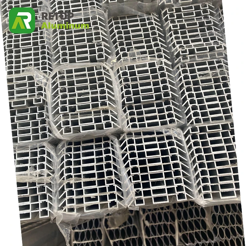 Double Glass Invisible Frame Aluminium Curtain Wall Aluminum Profiles For Wall Panels