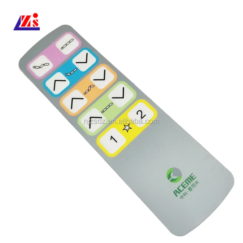 Custom OEM service touch panel push button membrane switch keypad