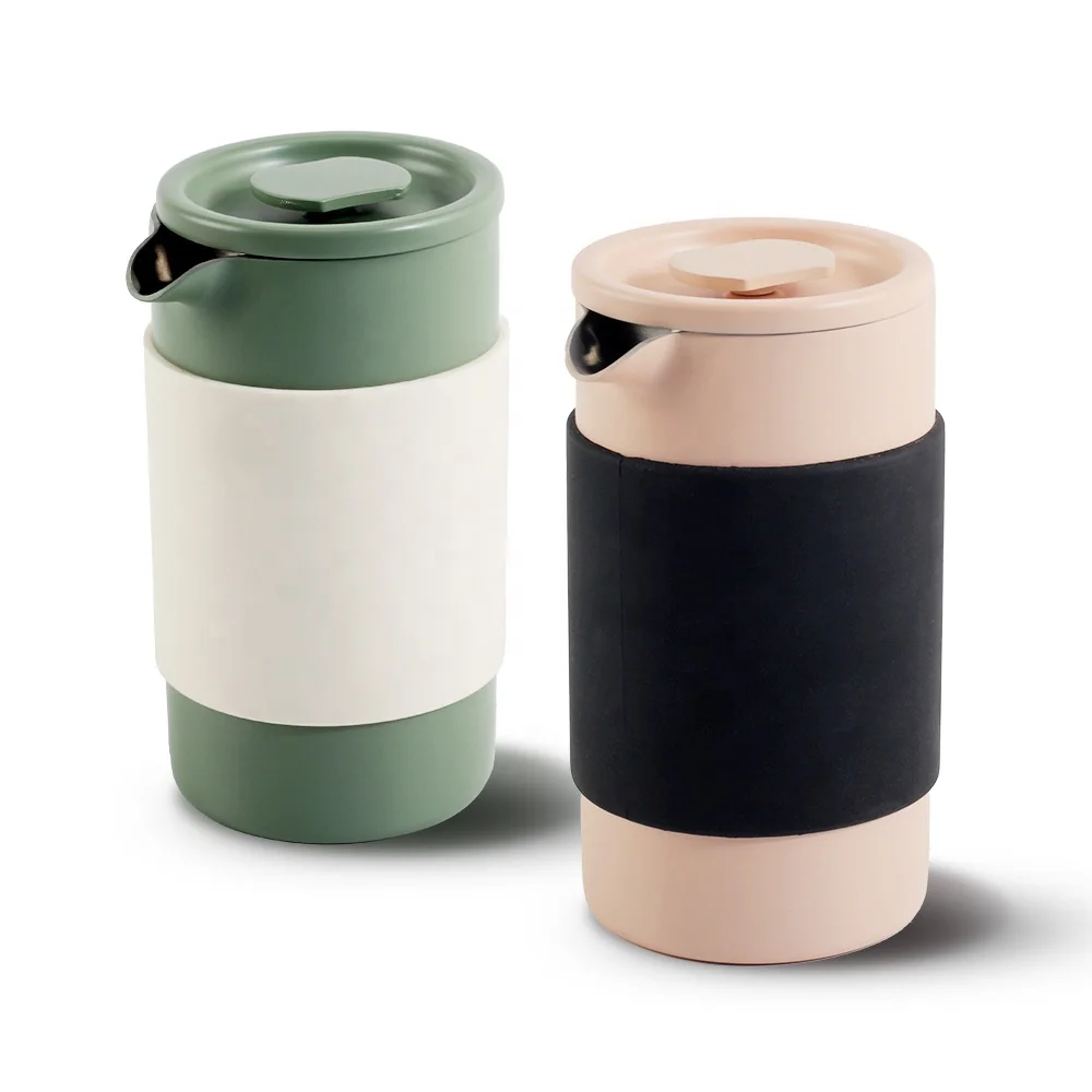 silicone sleeve Travel stainless steel french press