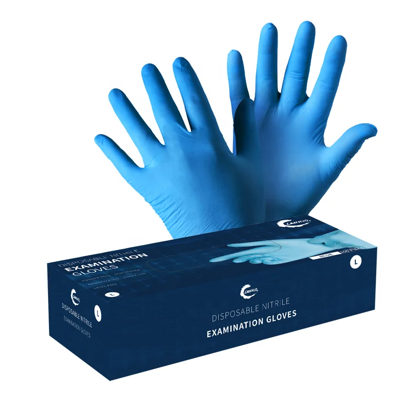 Industrial nitrile chemical resistant gloves coating & paint gloss thick nitrile gloves for wallpapers/wall coating