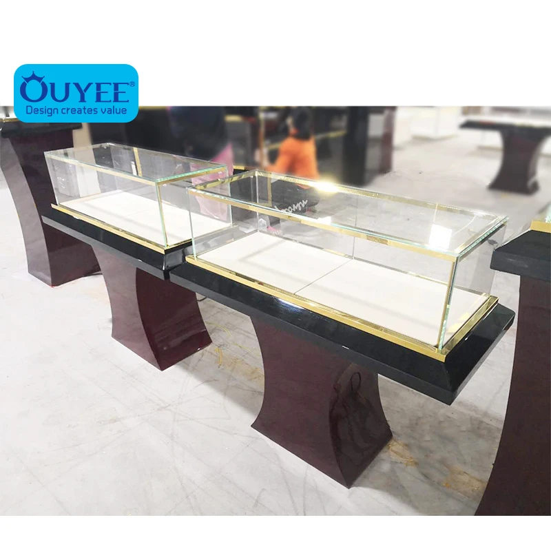 Custom Design Retail Jewelry Display Counter Shop Names