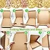 Mass Customization 7 Inch Packaging Forming Mini Kraft Paper Pizza Box