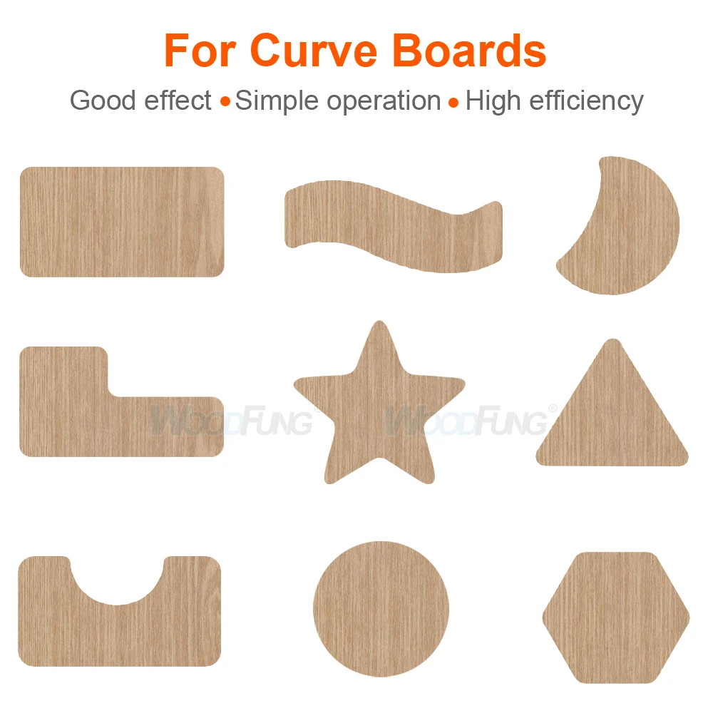 WOODFUNG Furniture Making Wood Board Edge Bander Machinery Automatic Curve Pvc Edge Banding Machine Price