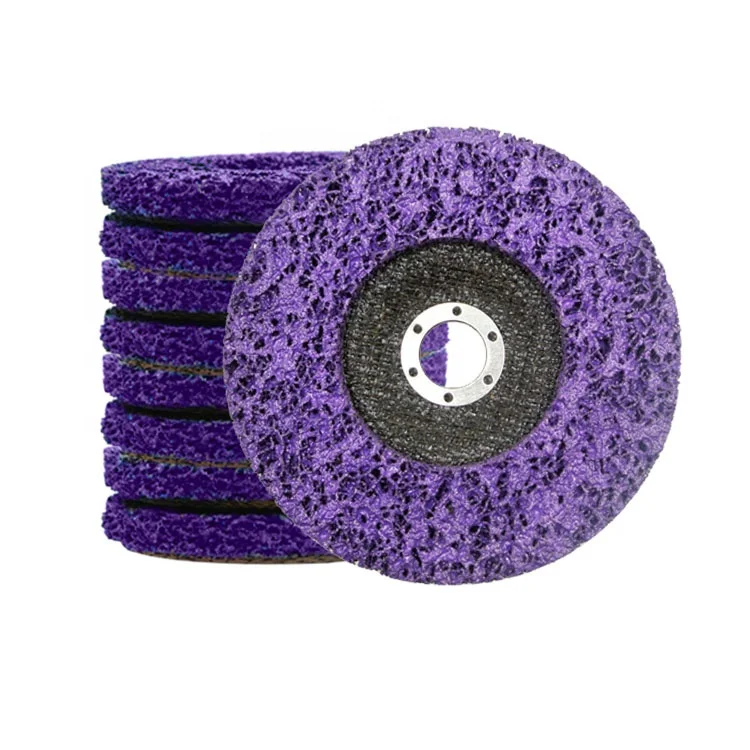 SATC Cleaning battery Diameter 4-1/2' CBS Clean/Strip Disc for Angle Grinders, Purple, 115mm