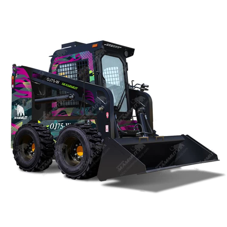 Skid steer loader 1050kg load capacity OJ75-W brand new Mini skid steer loader with good Euro 5 tier 4 engine for sale