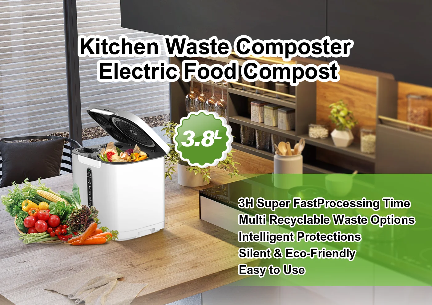 Home food waste transfer machines to fertilizer food waste recycling machine oem kitchen waste disposer