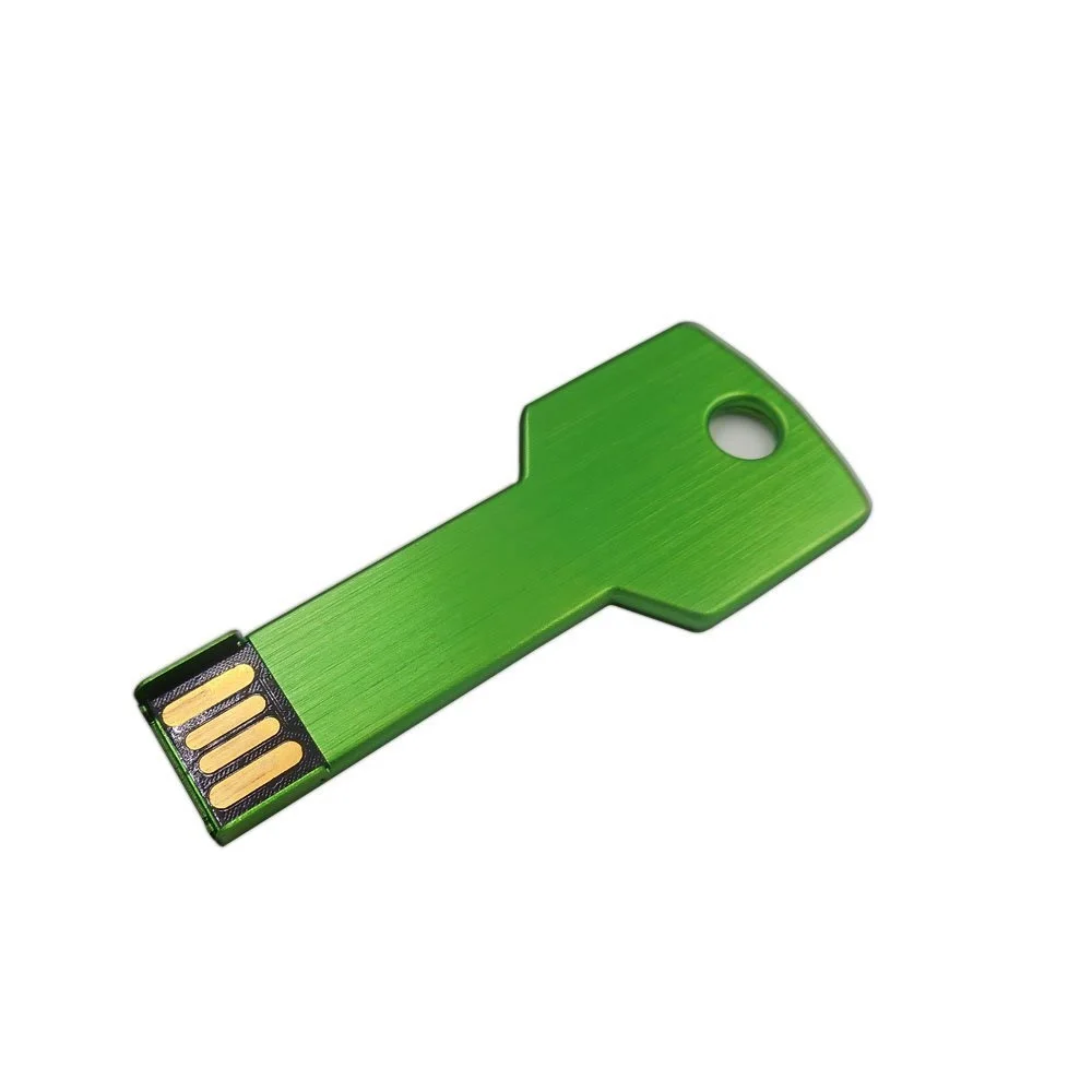 
2020 Top Selling Custom Promotional Gifts Key shape USB Flash Drive Metal Key shaped pendrive 2.0 16gb key usb memory stick 