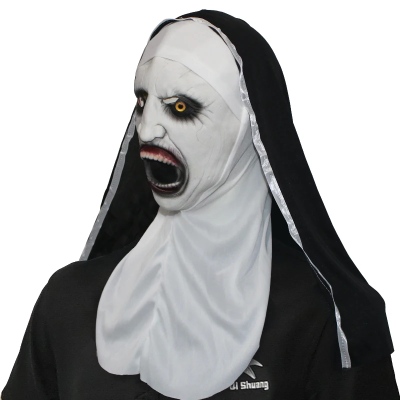 Custom Logo Halloween Adult Ghost Face Mask Demon Screaming Ghostface Mask Funny Death Party Scream Mask