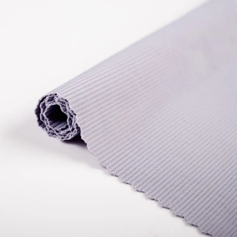 High Quality Nylon 88%, spandex 12% Cycling Sports Rib Fabric Knit Ripstop Nylon Fabric