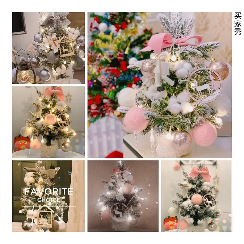 Cartoon Decoration Pendant Christmas Artificial Plants Trees Luxury Bow Tie Ornaments Christmas Gift