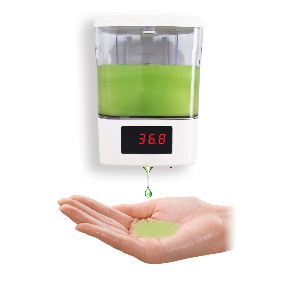 Sanitizer Dispenser with Thermometer/Automatic Foaming Gel Hand Sanitizer Soap Dispenser