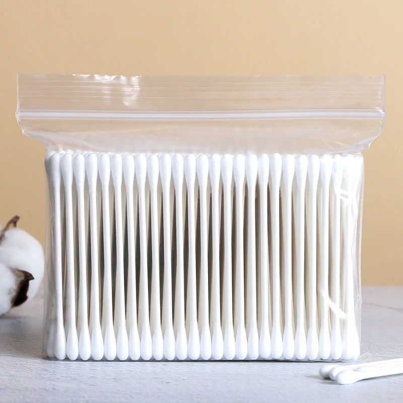 Disposable medical cotton swabs with multiple routes