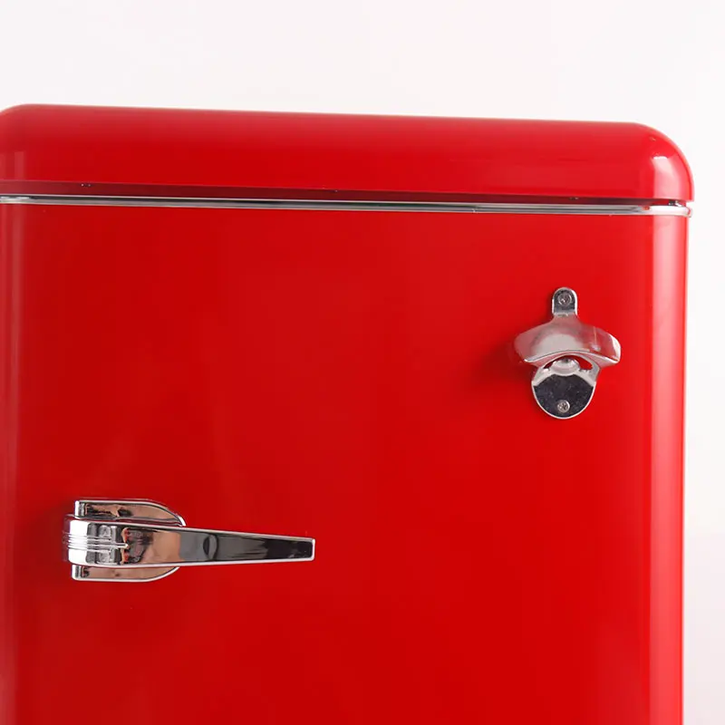 BC-90  top 2023 Black color Stainless steel  under counter bar fridge and single door freezer