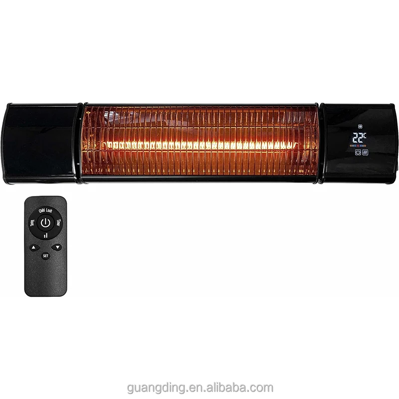 Solary Electric Infrared Outdoor Heaters for Patio - Wall-Mounted instant Heater for Restaurant, Backyard, Garage and Decks