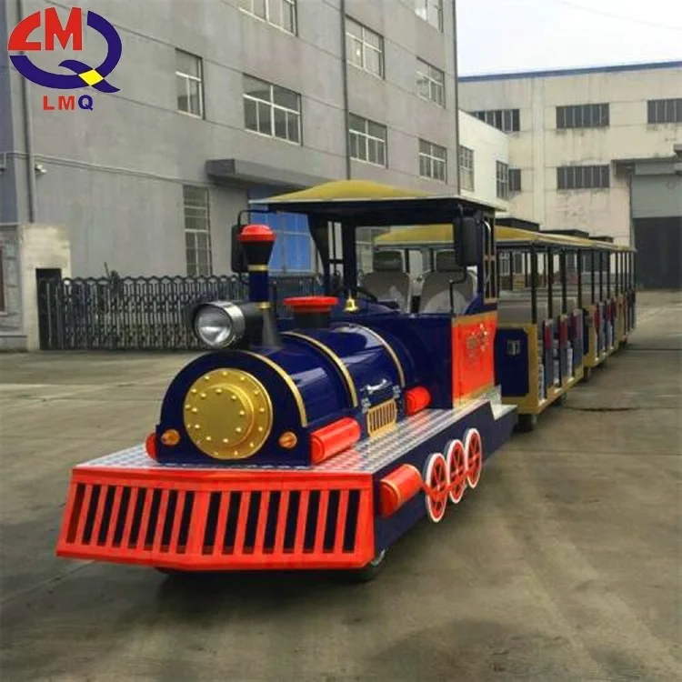 Amusement park new design trackless train funfair rides type diesel outdoor Trackless train attraction