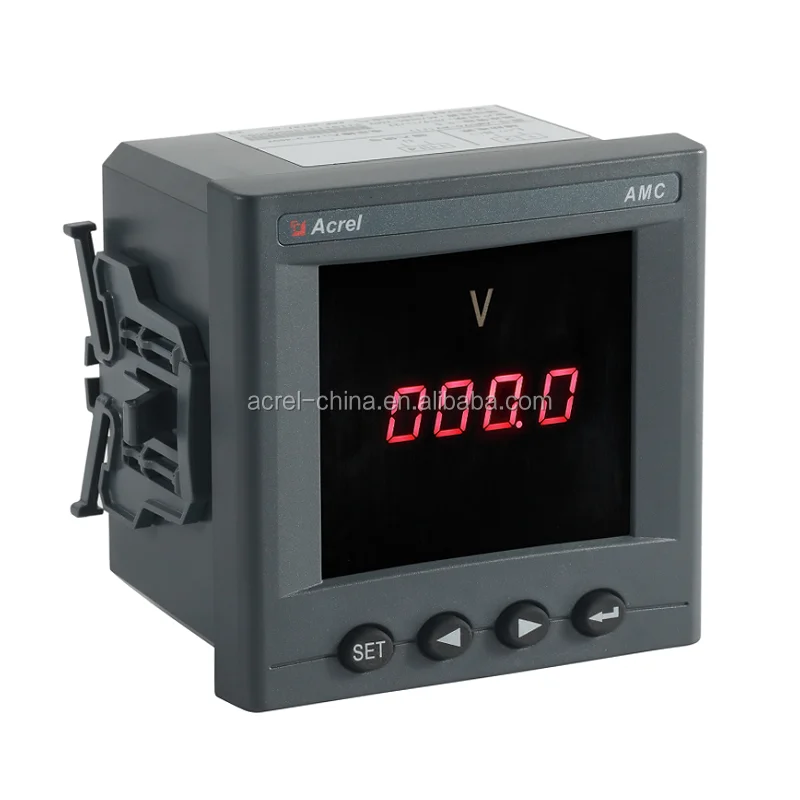  Dc0-5V 0-100 в 0-300 0-500 0-1000V dc измеритель напряжения AMC72-DV цифровой светодиодный дисплей Панель вольтметр постоянного тока с RS485