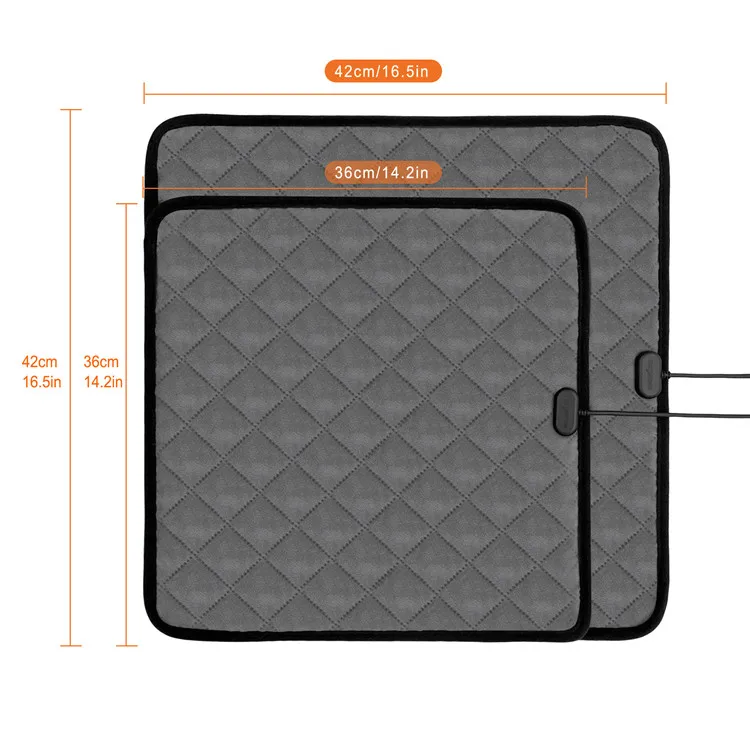 GeerDuo Electric Waterproof Pet Dog Cat Indoor Heating Warming Mat Pads with Chew Resistant Cord