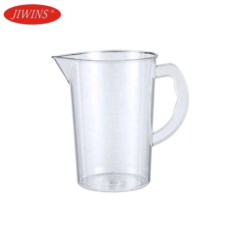Jiwins factory plastic measuring cup 250ml 500ml 1L 2L 3L adjustable measure cup high quality bar measuring cup set
