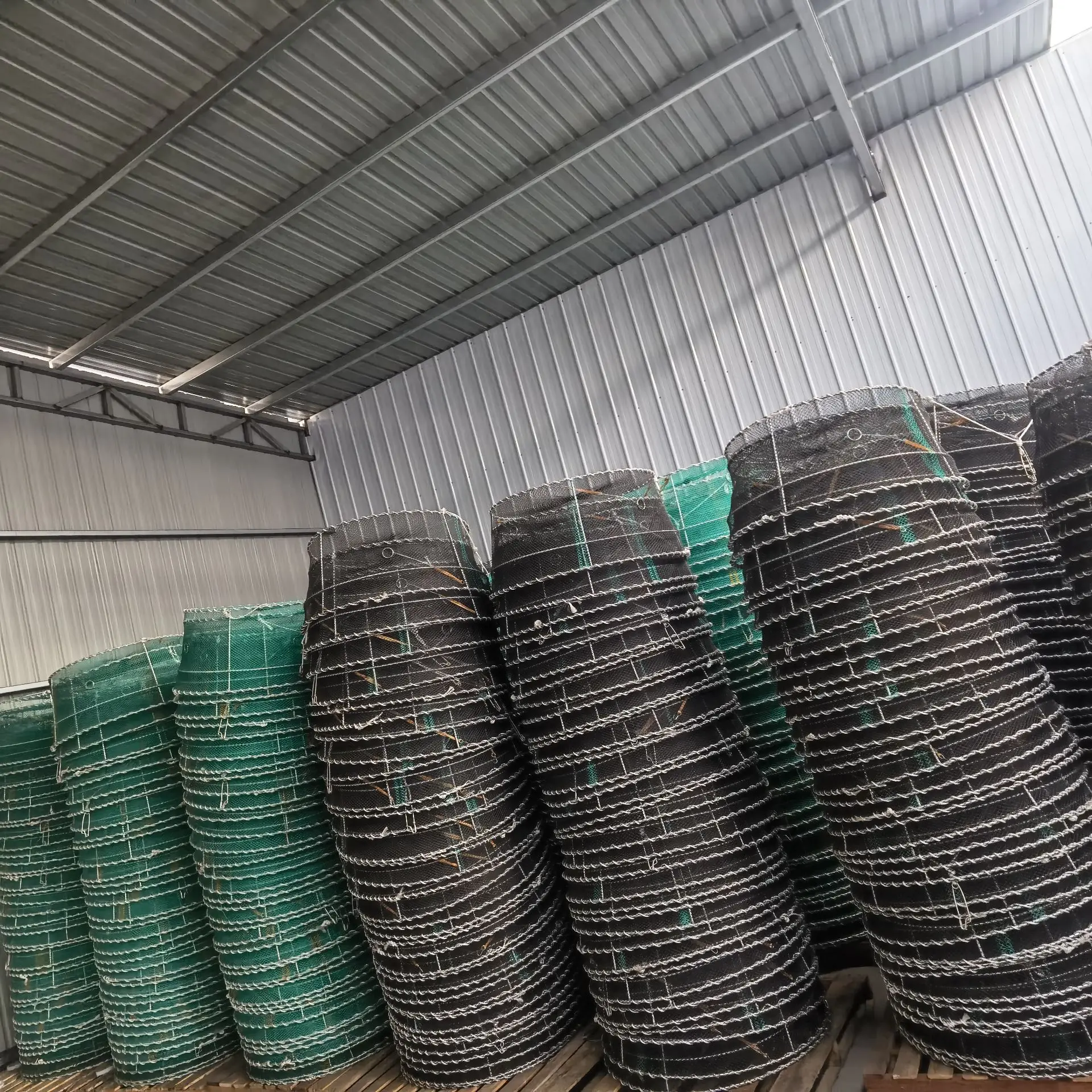 Heavy duty stainless steel frame deep-sea trap cage crab cage large fishing cage