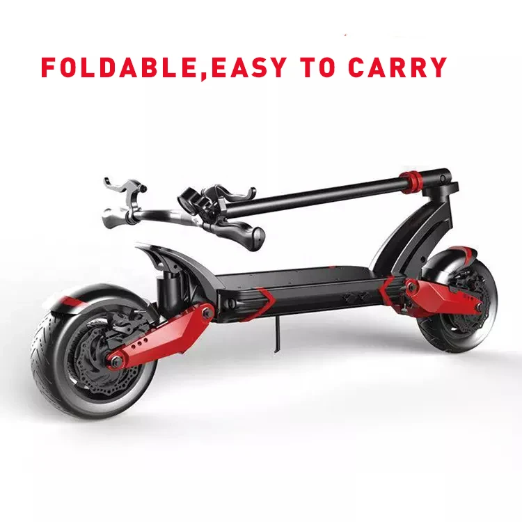 T10DDM 2000w Two Wheel High Power Adult Folding Fast Commuter Off Road Electric Scooter