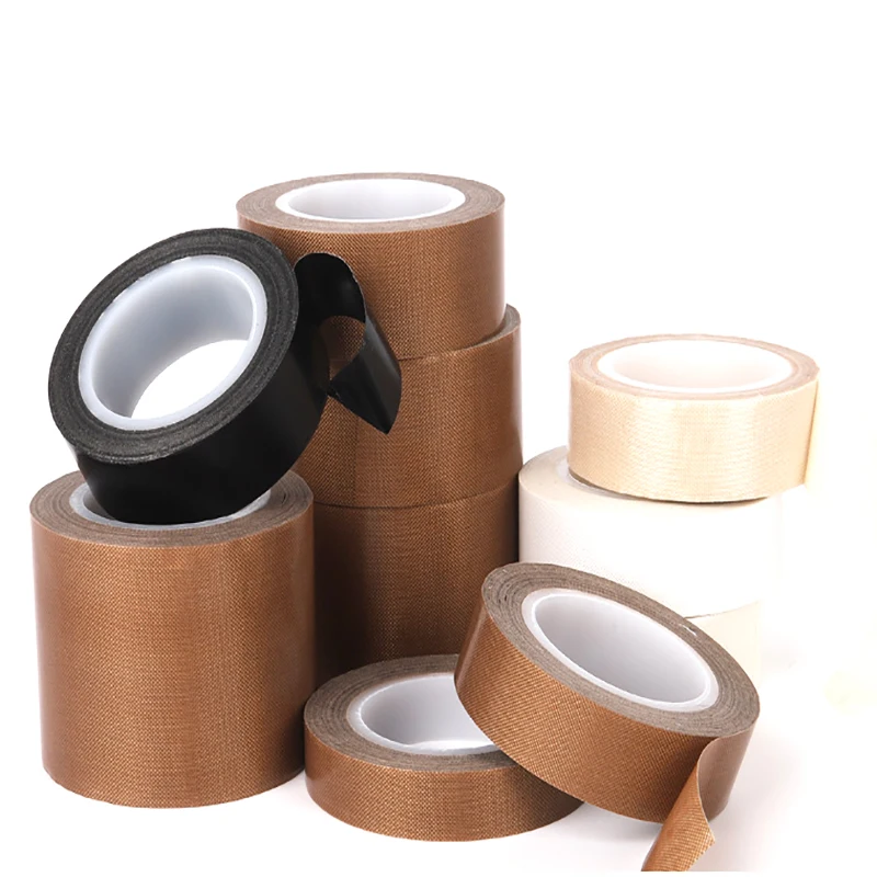 Белая, коричневая, черная шелковая серебристая силиконовая клейкая лента из фторопласта