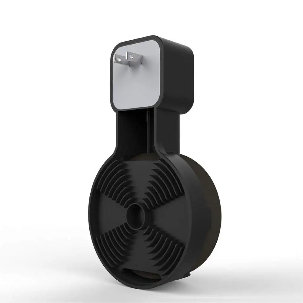 Wall Mount Holder Hanger Stand Bracket for Amazon Echo Dot 3rd(Gen) Wall Socket Compact Case for Kitchens Bathroom Bedroom