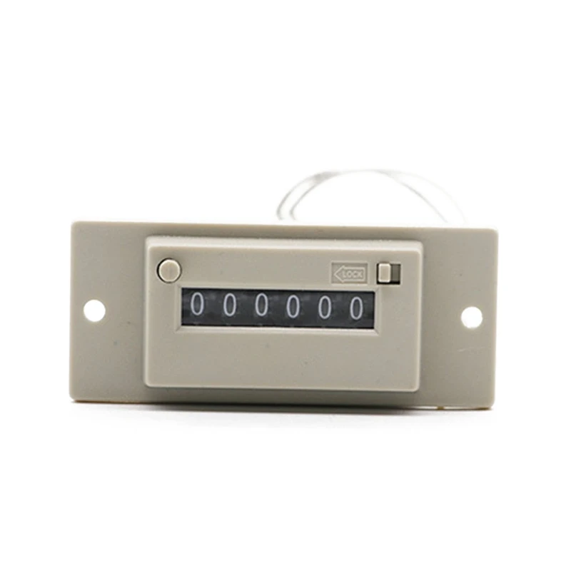 CSK6-YKW Electromagnetic Counter meter 6 Digit Pulse Counter AC220V / AC110V / DC24V / DC 12V 200 Million Times DC 3.5W AC3W